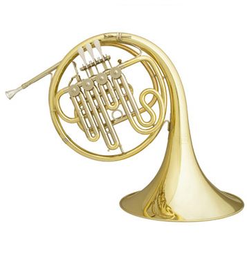 Hans Hoyer Single Intermediate Bb Horn - A-Stop - Clear Lacquer - 704-L