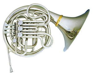 Hans Hoyer Double Bloom F/Bb French Horn - Ball Linkage - Nickel Silver - 7801NS