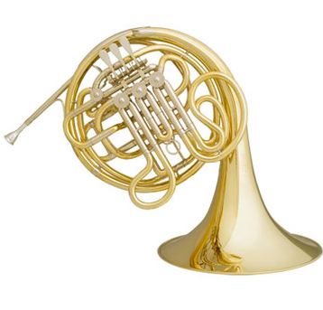 Hans Hoyer Double Bloom F/Bb French Horn - Ball Linkage - Unlacquered - 7801