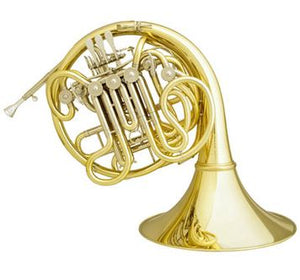 Hans Hoyer Triple F/Bb/High F French Horn - Gold Detachable Bell - String Linkage - Lacquer - C23G-1-0