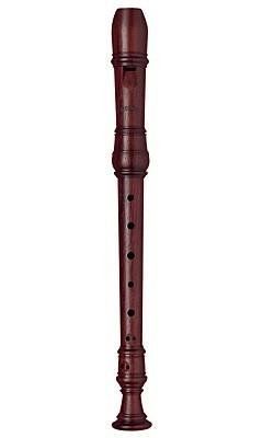 Moeck Rottenburgh PALISANDER, Double HOLES, Curved Windway Soprano Recorder - 4205