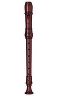 Moeck Rottenburgh PALISANDER, Double HOLES, Curved Windway Soprano Recorder - 4205