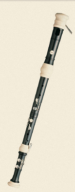 Aulos Bass Baroque Recorder - A533B