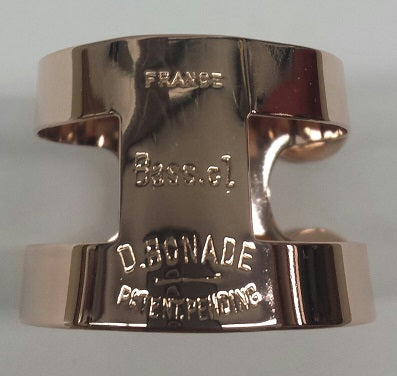 Bonade Bass Clarinet Inverted Plated Ligature - Rose Gold -  2253UGP