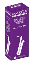 Load image into Gallery viewer, Marca American Vintage Baritone Saxophone Reeds - 5/Box