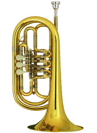 Meinl Weston Bass Bb Trumpet - 3 Rotary Valves - Lacquer - 129-L