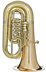 Meinl Weston CC Tuba - 5/4 Size - 5 Rotary Valves - Silver Plated - 5450RA-S
