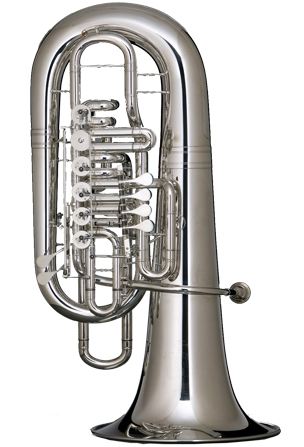 Meinl Weston F Tuba - 6/4 Size - Kodiak Model - 4 and 2 Valves - Silver Plated - 6460-S