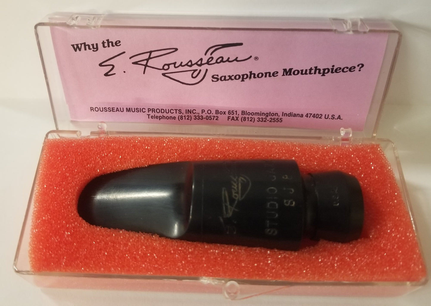 Original E. Rousseau Studio Jazz Alto Sax Mouthpiece