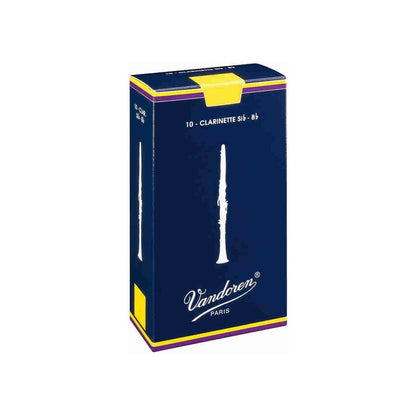 Vandoren Bb Clarinet Traditional Reeds - 10 Per Box