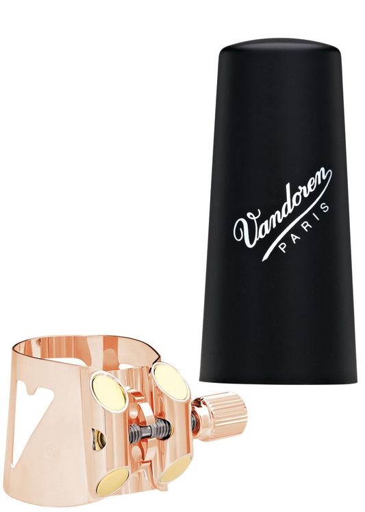 Vandoren Bb Clarinet Pink Gold Optimum Ligature - LC01PGP