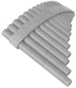 Standard Pan Flute -15 Note