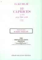 Fr. Kuhlau 12 Caprices Opus 10 bis for Flute Book 1- 524-00432