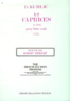 Fr. Kuhlau 12 Caprices Opus 10 bis for Flute Book 1- 524-00432