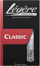 Load image into Gallery viewer, Legere Baritone Sax Classic Reeds - 1 Reed