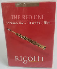 Load image into Gallery viewer, Rigotti Gold Soprano Saxophone Reeds - Classic Cut - 10 Per Box