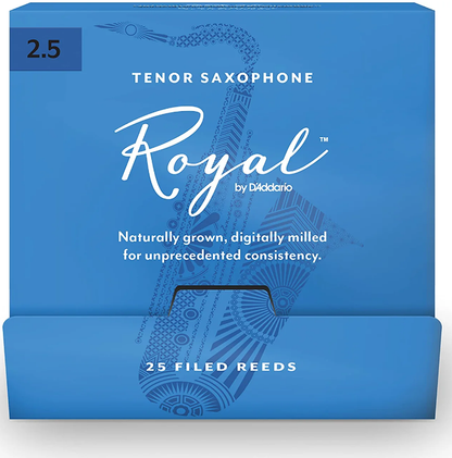 Royal by D'Addario Tenor Saxophone Reeds - 25-Count Single Reeds