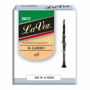 La Voz Bb Clarinet Reeds -10 Per Box