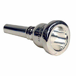 Schilke Standard Series Silver Plated Small Shank Trombone/Euphonium Mouthpiece