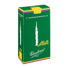 Load image into Gallery viewer, Vandoren Java Green Soprano Sax Reeds - 10 Per Box