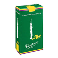 Vandoren Java Green Soprano Sax Reeds - 10 Per Box