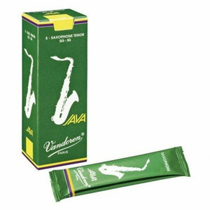 Vandoren Java Green Tenor Saxophone Reeds - 5 Per Box