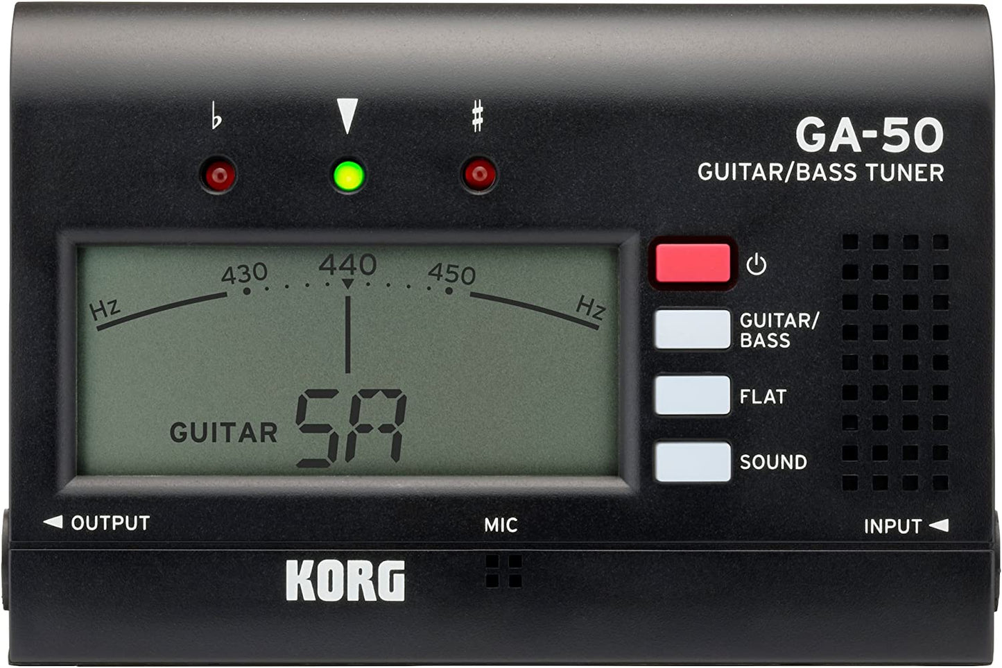 Korg Guitar and Bass Tuner GA-50