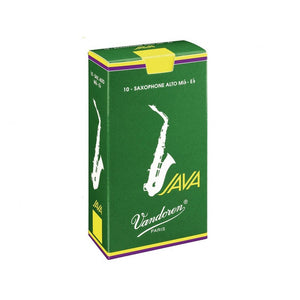 Vandoren Java Green Alto Saxophone Reeds -10 Per Box