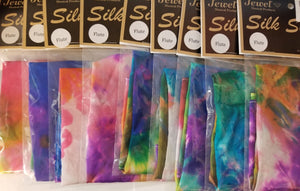 Jewel Flute Silk Swab Tie Dye