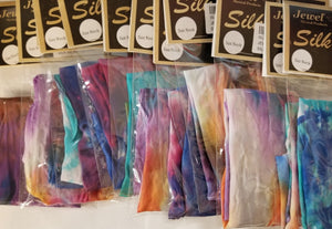 Jewel Tie-Dye Saxophone Neck Silk Swabs